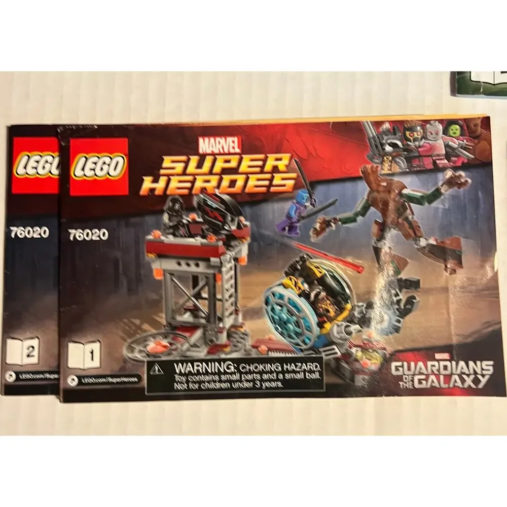 LOT of LEGO Super Heroes Instruction Manuals ONLY (no legos) Lot #4